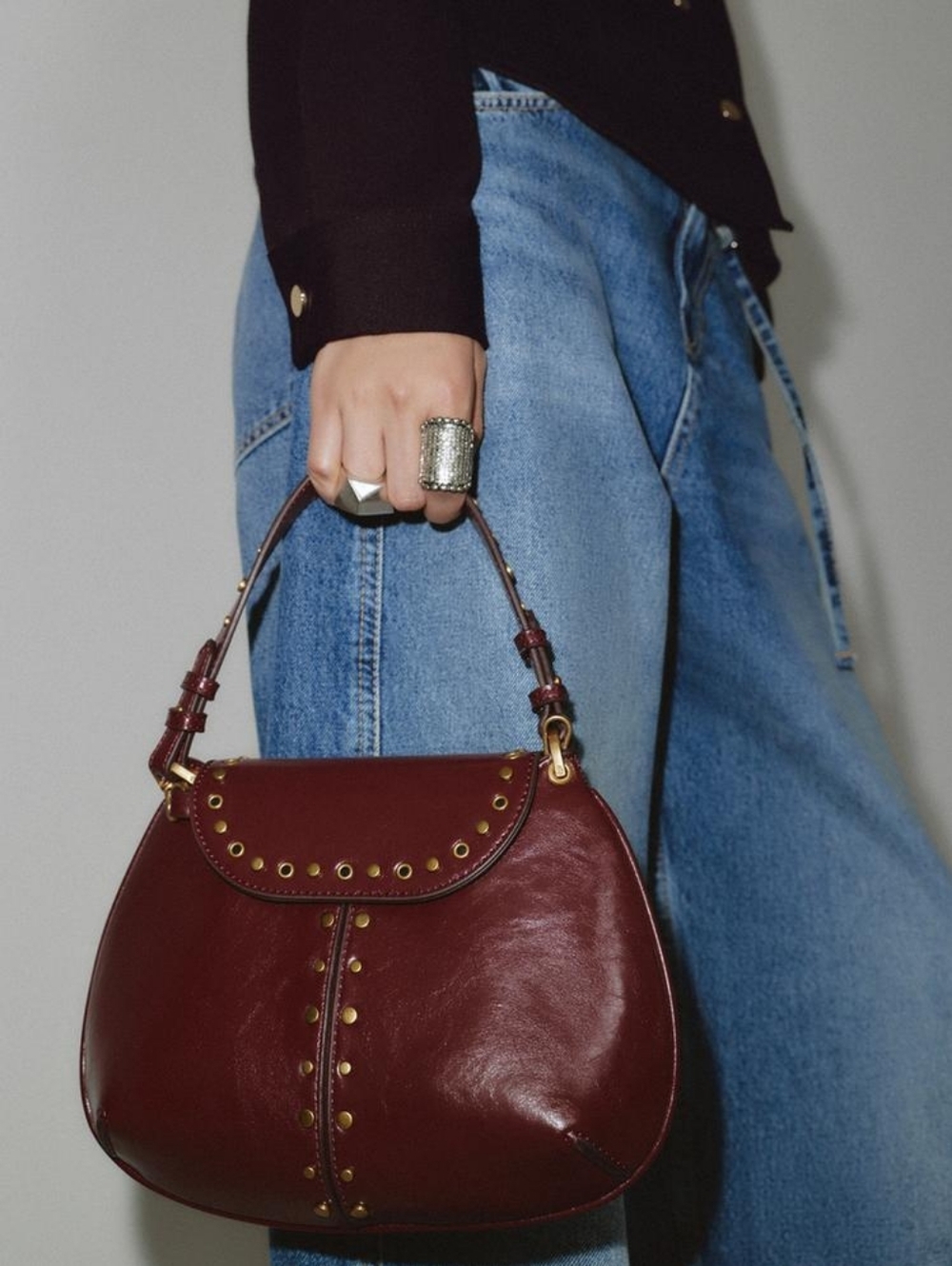 🧸Zara Studded bag
